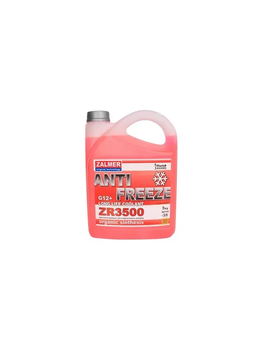 ZALMER Антифриз зеленый 5л ZR3500 LLC G11 zr35g005, 5 кг, красный, фото 2