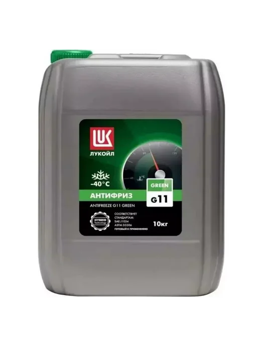 LUKOIL Антифриз Лукойл Green G11 10 кг. 227384, 10 кг