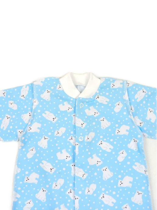 GNOM_SHOP Комбинезон с начесом, голубой, фото 2