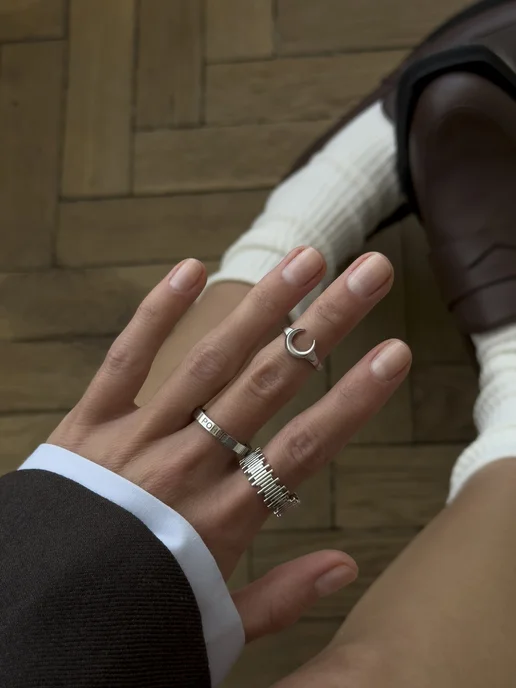 Аксессорика Кольцо на фалангу луна бижутерия Accessorica, вариант, фото 3