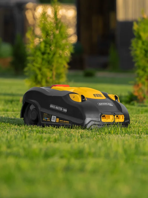 DENZEL Робот-газонокосилка Grass Master 1000, 1000 м², 58955, 1000 м, фото 8