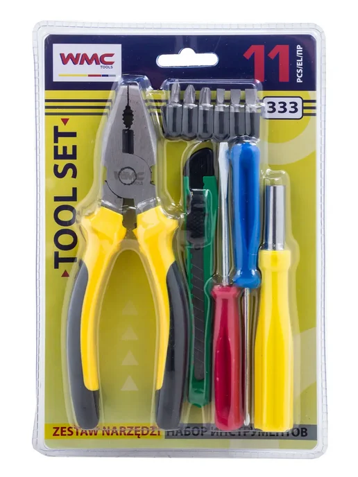 WMC Tools Набор инструментов для дома 11 предметов, вариант, фото 6