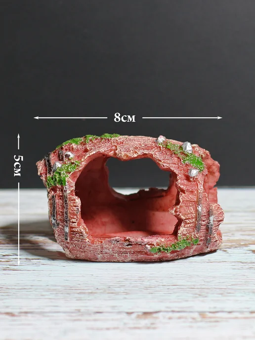 Ланди Декор для аквариума "Бочка", красный, фото 2