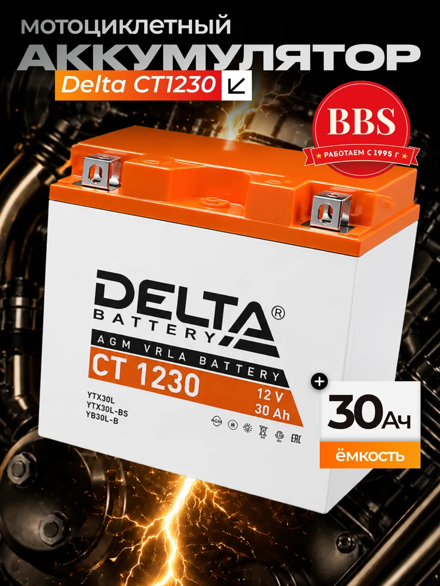 Аккумулятор Delta CT1230