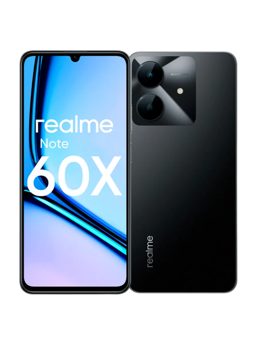 Смартфон Note 60х 3+64ГБ, Черный (RMX3938 3+64 Black)
