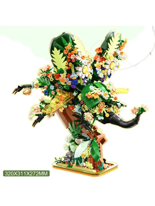 LEGO Конструктор Flower Animals - Жук-носорог, зеленый, фото 5