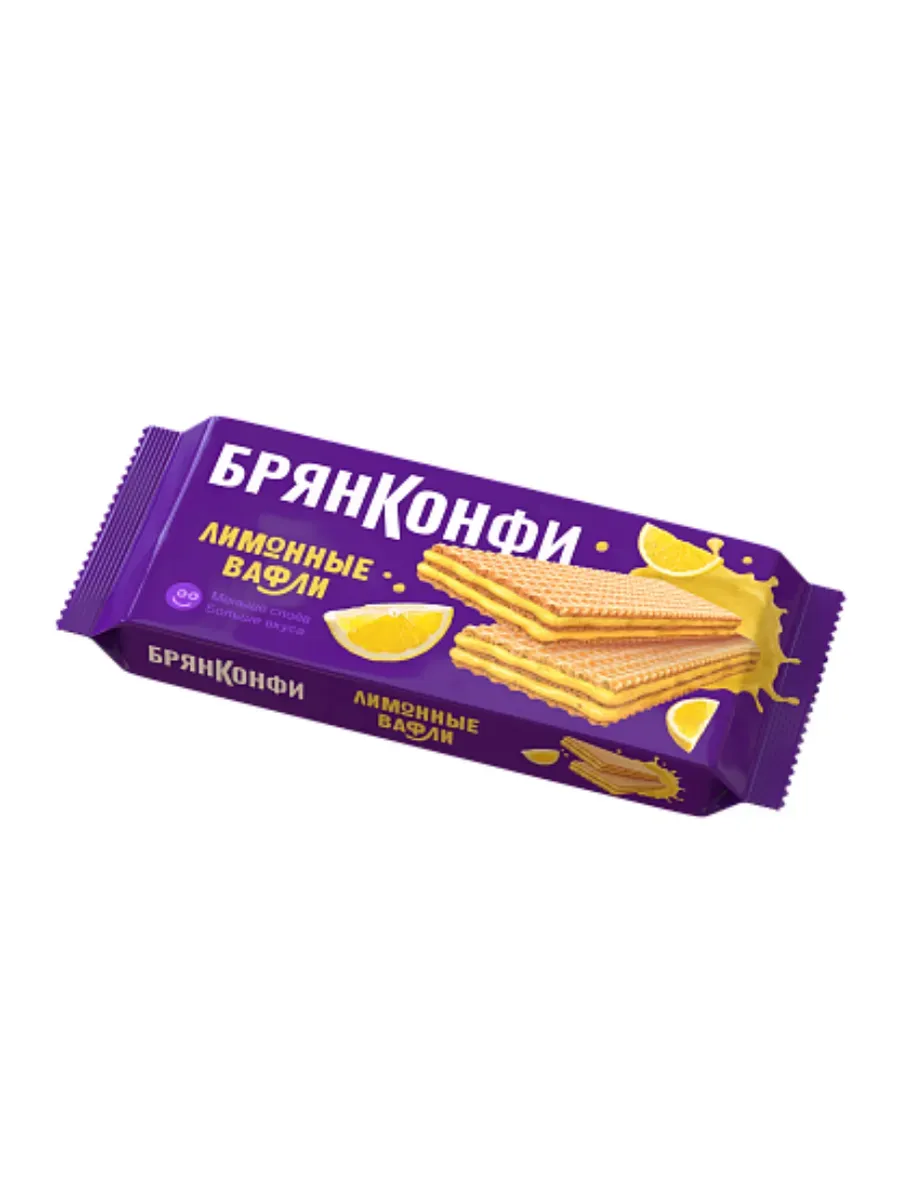 Вафли ЛИМОННЫЕ тонкие 190гр
