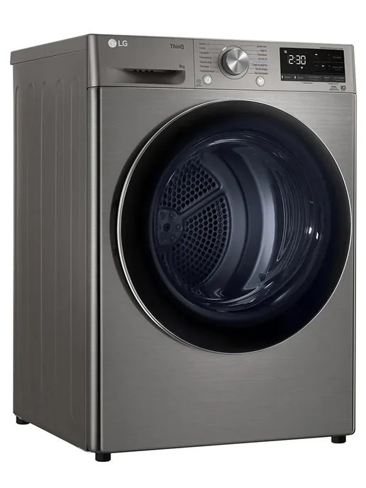 LG Сушильная машина 9 кг, тепловой насос, DC90V5V9S, 9 кг, фото 4