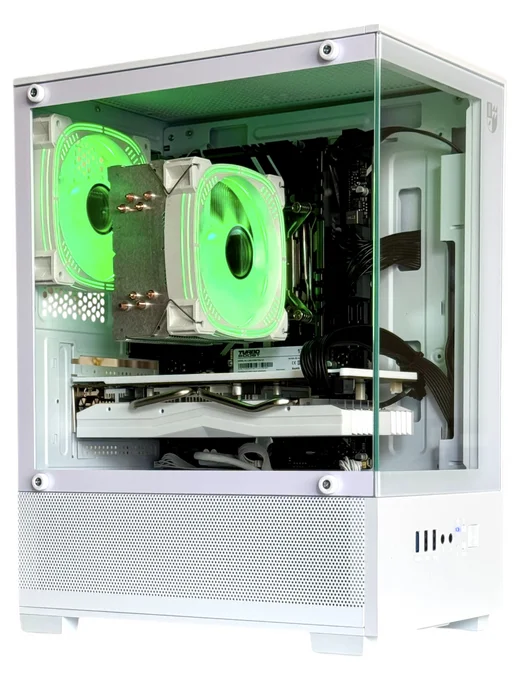 Intel Мощный игровой компьютер с видеокартой RTX 3060, белый, фото 7