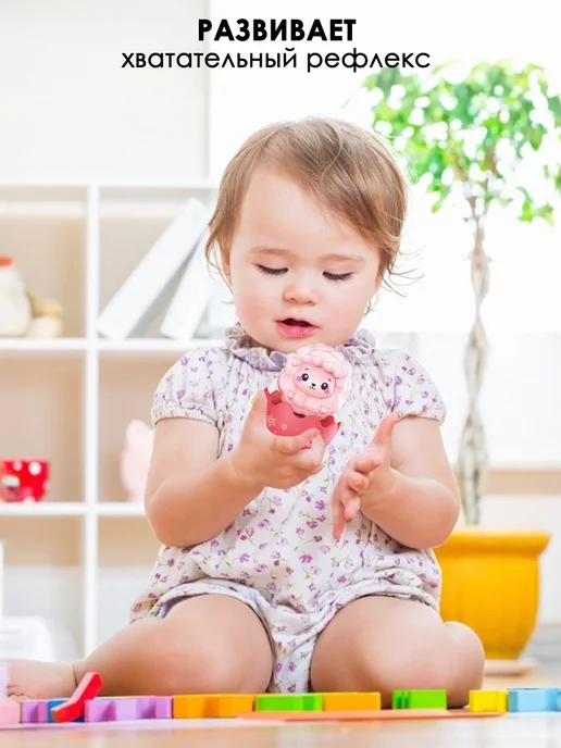 Игрушка неваляшка, погремушка для малышей, вариант, фото 3