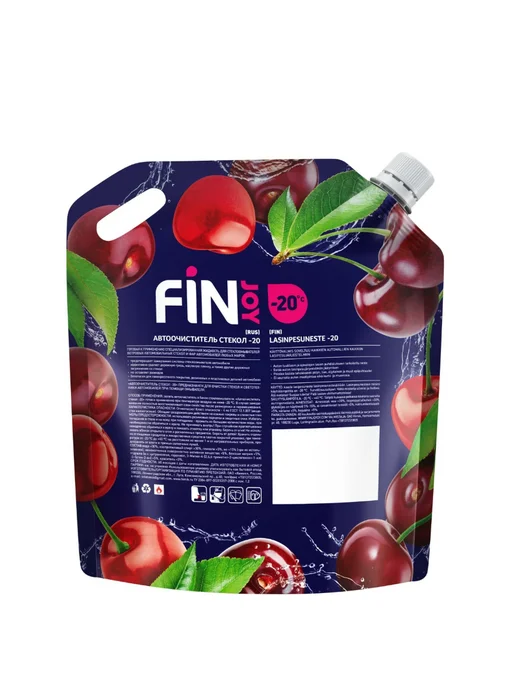 Finjoy Автоочиститель стёкол Cherry -20, 4 л, 4 л, фото 2