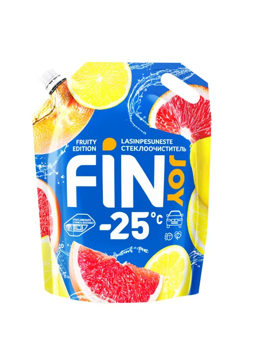 Finjoy Автоочиститель стёкол Fruity Edition Сitrus -25, 3 л, 3 л