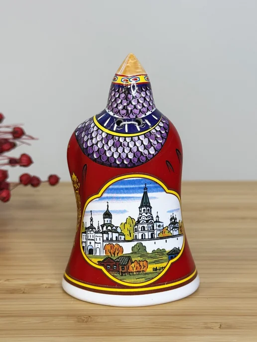 Керамика для души колокольчик "Машенька" 2 шт, желтый, фото 2