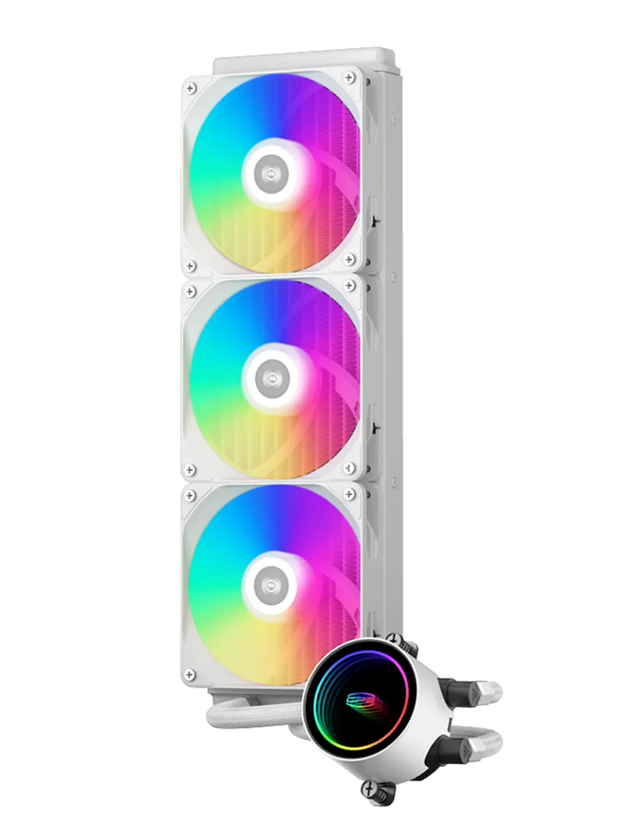 Водяное охлаждение для процессора DA360 ARGB WH