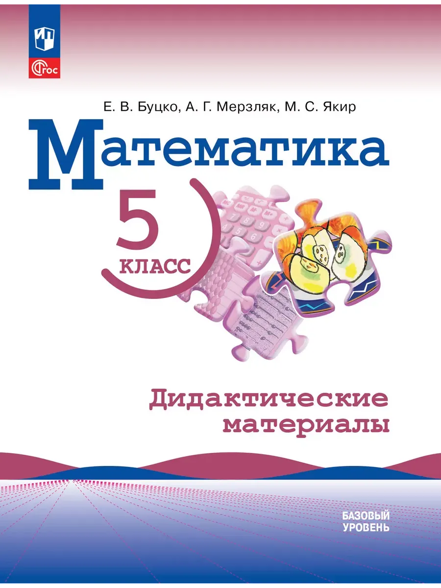 Математика 5 класс Дидактические материалы