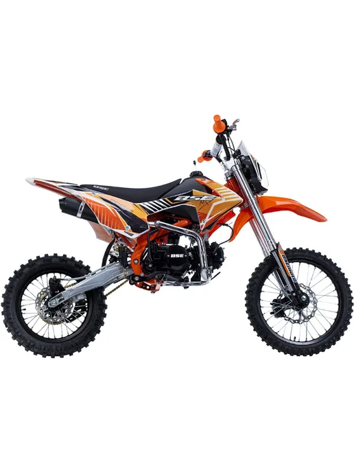 BSE Питбайк MX-125 17 14 Orange, оранжевый
