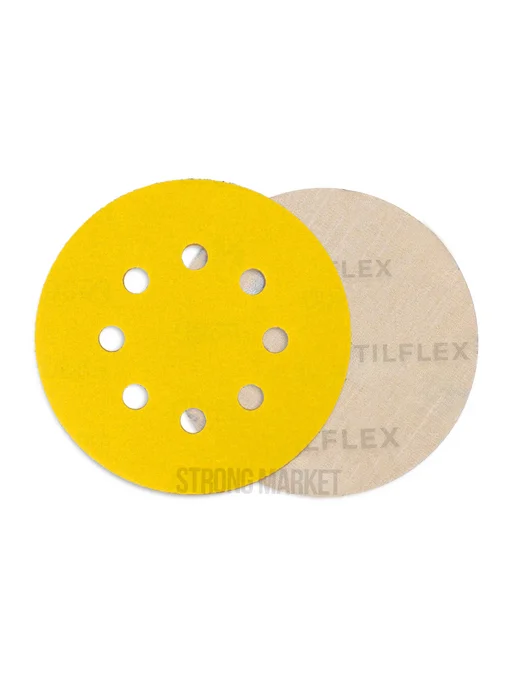 TILFLEX Круг шлифовальный на липучке P150 - 10шт (125мм), 10 шт, фото 2