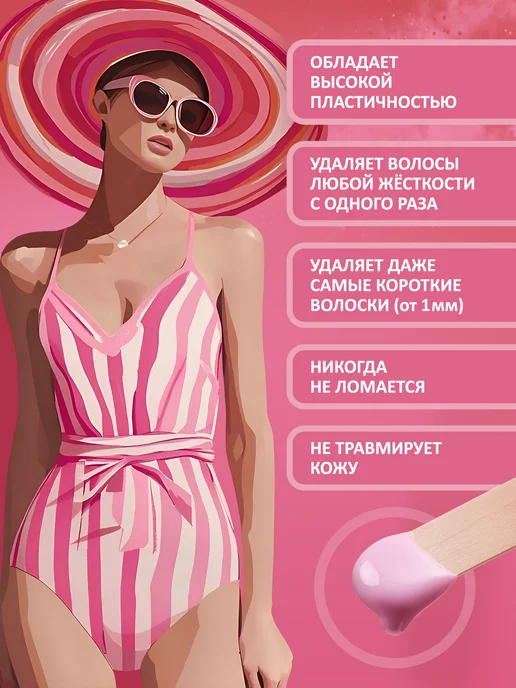 AnyWax Воск для депиляции Premium1000гр полимерный гранулы, 1 кг, фото 3