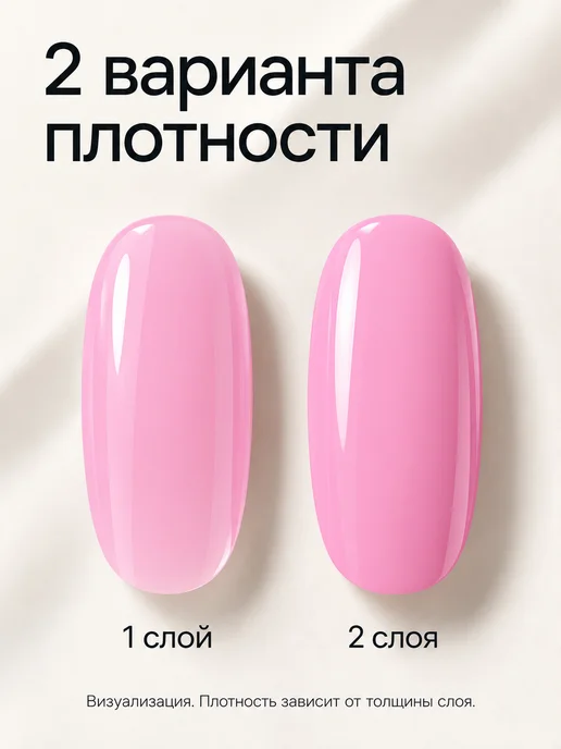 HIT Gel Гель лак для ногтей нежно розовый №07, розовый, фото 2