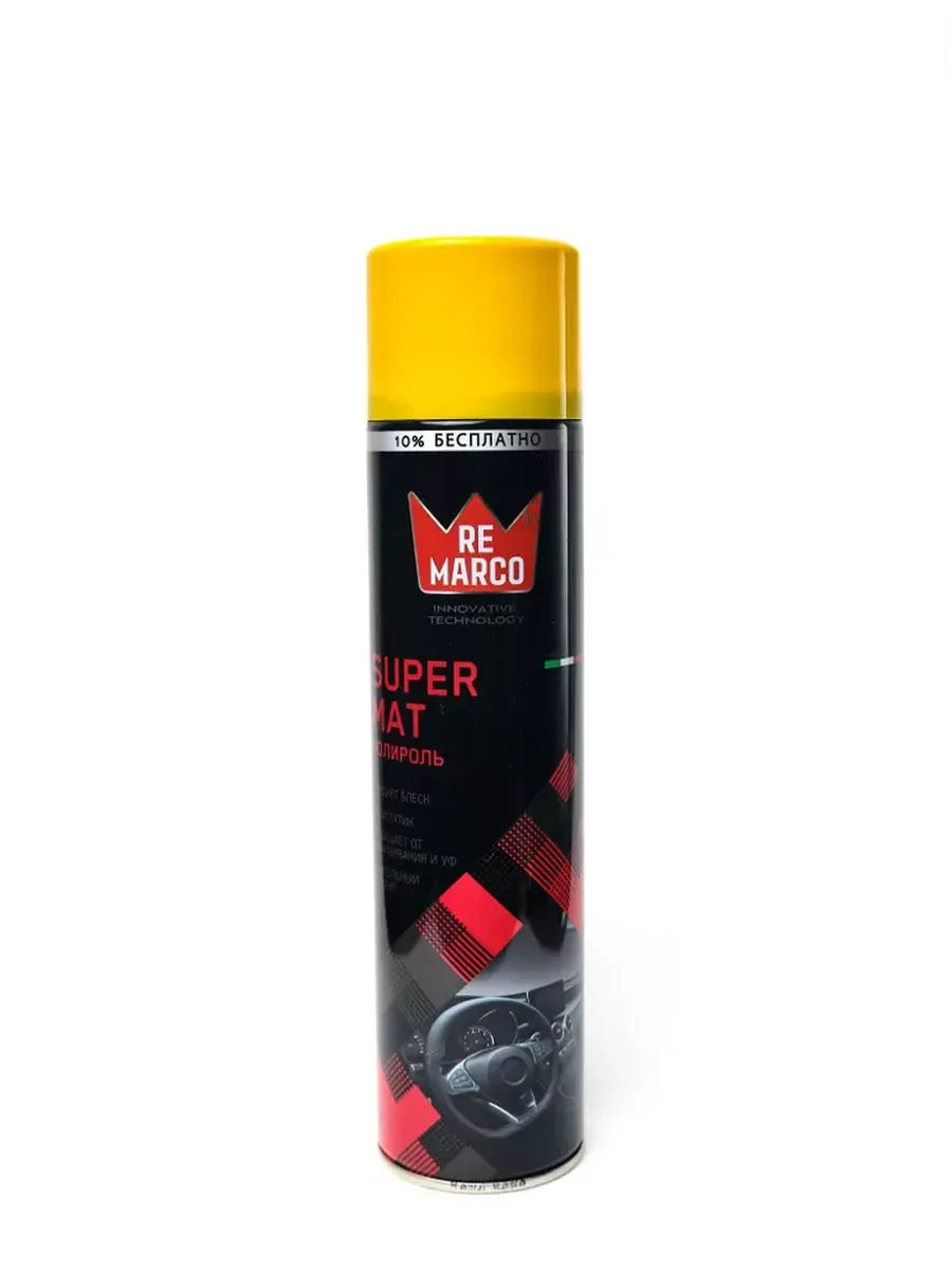 Полироль очиститель пластика и салона Super mat RM-420