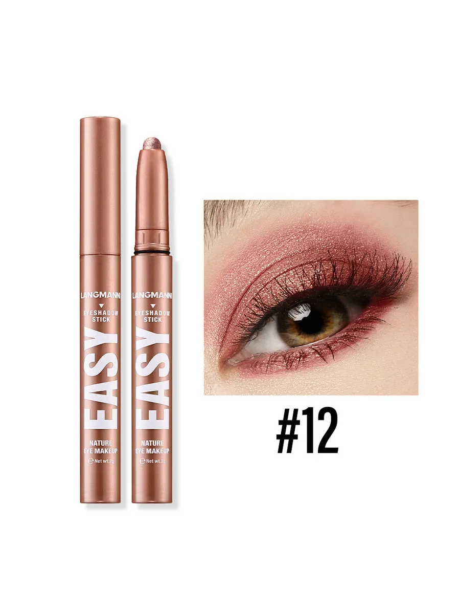 Тенеи-карандашеи для век LANGMANNI Eyeshadow Stick 12