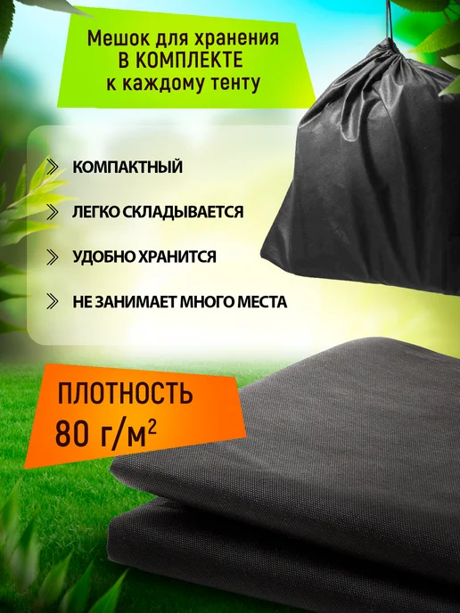 Процветание 37 Тент для бассейна 244 см, черный, фото 7