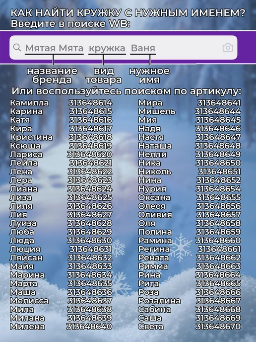 Мятая мята Кружка именная холодное сердце - Милена, голубой, фото 5