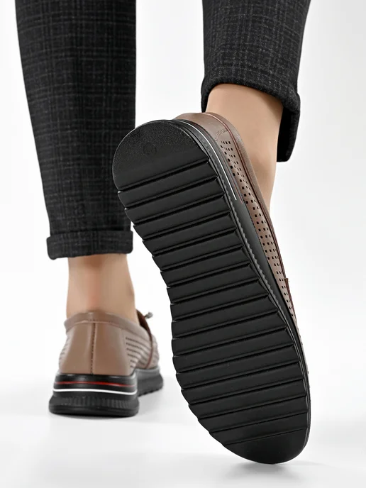 Hit Shoes мокасины женские на весну и лето, бежевый, фото 4