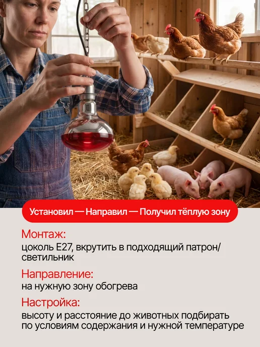 Magic Light Инфракрасная лампа набор 2*250вт, 2x250, фото 6