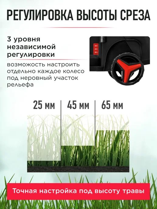 wortex Газонокосилка электрическая с травосборником LM 3212-1, вариант, фото 2