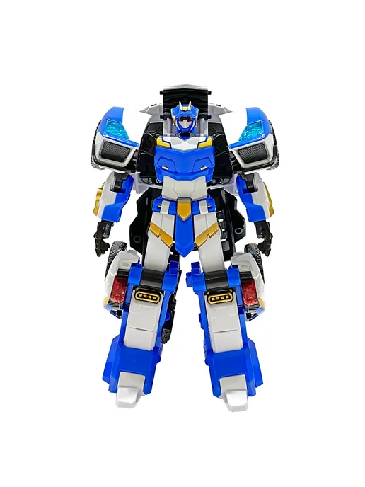 METALCARDBOT Метал Кард Бот. Блю Коп робот трансформер 17 см S1, синий, фото 8