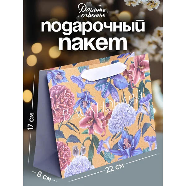 Подарочный пакет для упаковки подарка