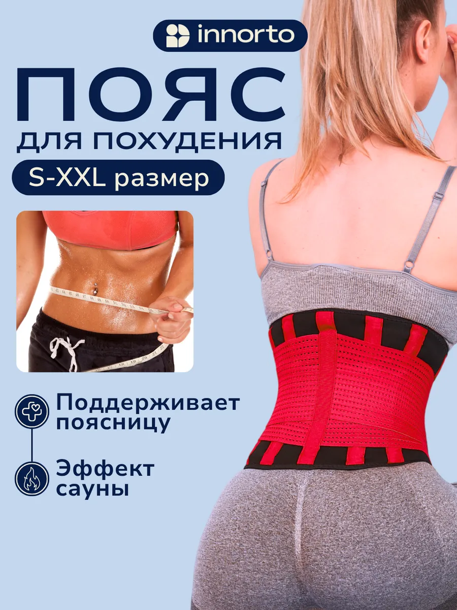 Пояс для похудения живота и боков с эффектом сауны