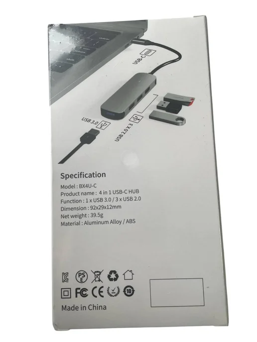 iRift Док станция USB type C 4-в-1 для ноутбука, серый, фото 5