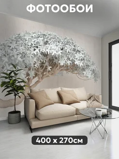 Фотообои флизелиновые 3D 400х270 см в спальню и зал PICTORIYA 313913875 купить за 4 019 ₽ в интернет‑магазине Wildberries
