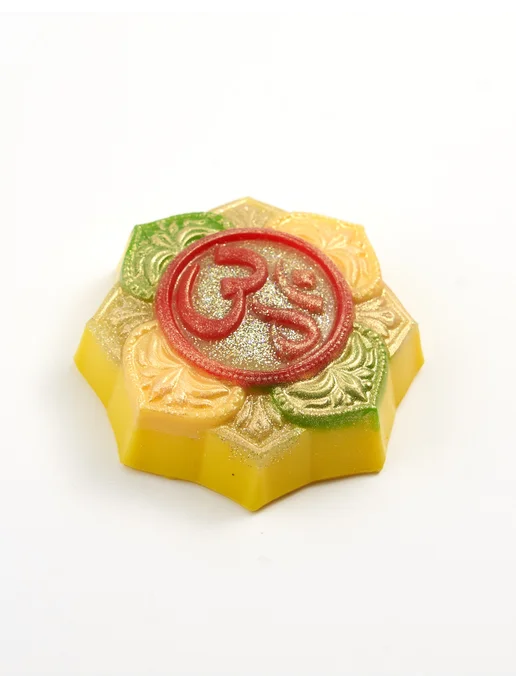 AnyMolds Ом форма пластиковая для мыла и шоколада, белый, фото 2