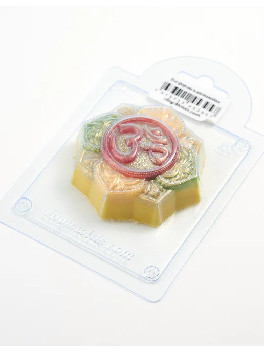 AnyMolds Ом форма пластиковая для мыла и шоколада, белый, фото 4