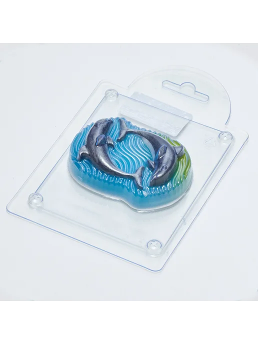 AnyMolds Дельфины v2 форма пластиковая, белый