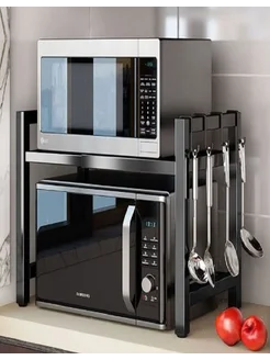 Полка кухонная раздвижная для микроволновки 314046188 купить за 2 046 ₽ в интернет-магазине Wildberries