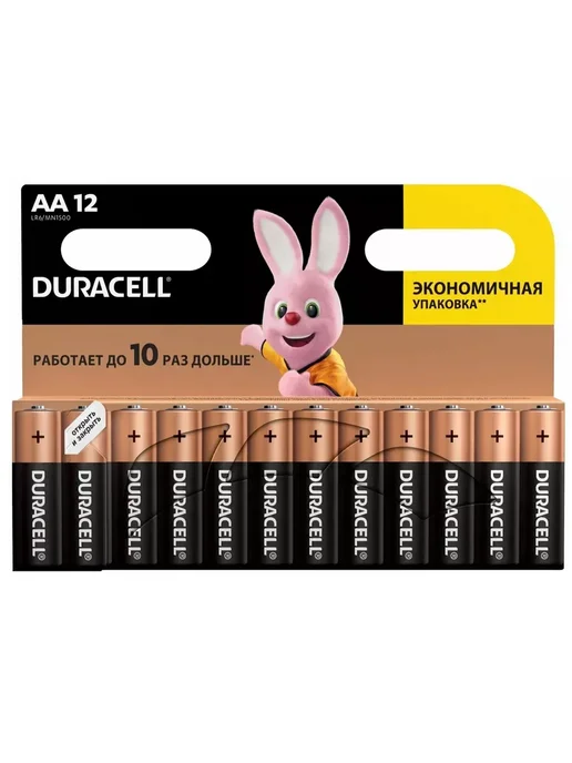 DURACELL Батарейка AA 12 шт, 12 шт, фото 2