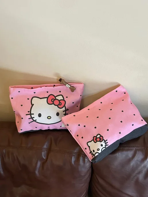 Starry Studio Косметичка розовая Hello Kitty, розовый, фото 5