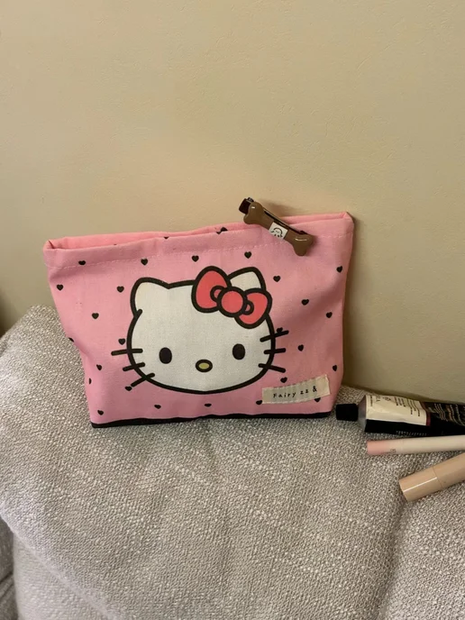 Starry Studio Косметичка розовая Hello Kitty, розовый, фото 6