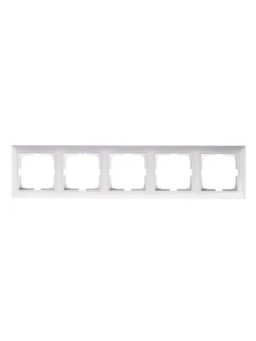 abb BJB Basic 55 Бел Рамка 5-ая, белый