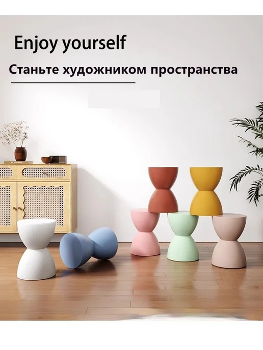 Табурет Принц, 30*30*42,5 см, Белый, 30x30x42.5 см, фото 2