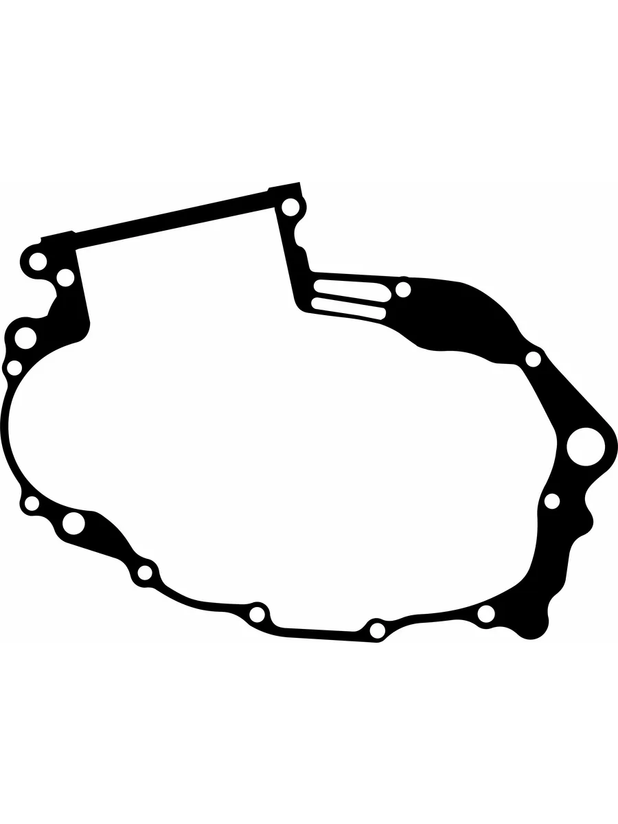 Прокладка левой крышки картера для мотоциклов Stels 400