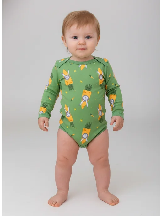 MintKids Боди для новорожденных с длинным рукавом 2 шт, 2 шт, фото 2