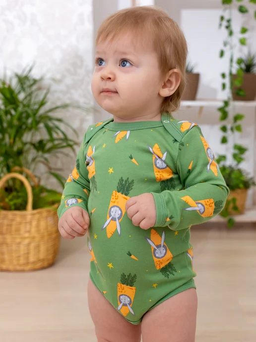MintKids Боди для новорожденных с длинным рукавом 2 шт, 2 шт, фото 6