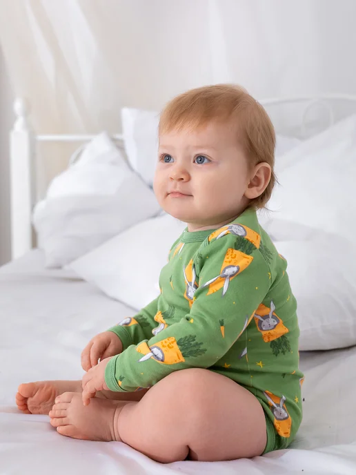 MintKids Боди для новорожденных с длинным рукавом 2 шт, 2 шт, фото 8