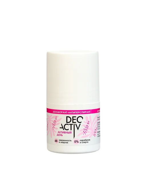 Deo activ Дезодорант-антиперспирант Активный день, женский 50 мл, 50 мл