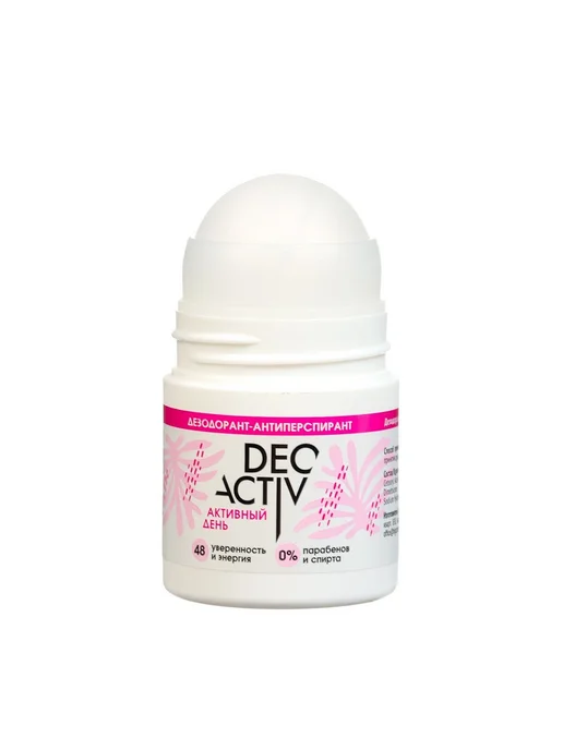 Deo activ Дезодорант-антиперспирант Активный день, женский 50 мл, 50 мл, фото 2